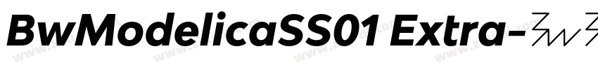BwModelicaSS01 Extra字体转换